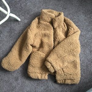 Teddy bear sherpa jacket